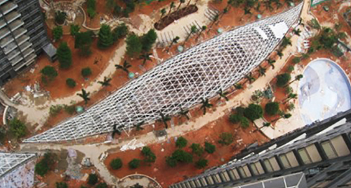 承建博源公司煤倉(cāng)網(wǎng)架項(xiàng)目