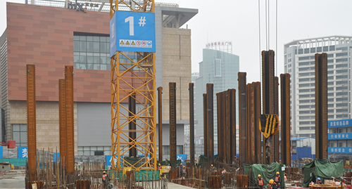 南寧華潤項(xiàng)目順利沖出正負(fù)零